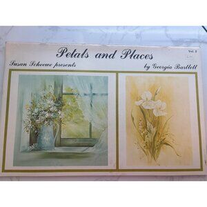 Petals And Places Vol. 2 By Georgia Bartlett Vintage Painting Book